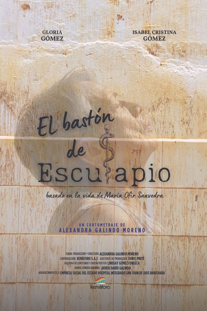 Poster del cortometraje El Bastón de Esculapio