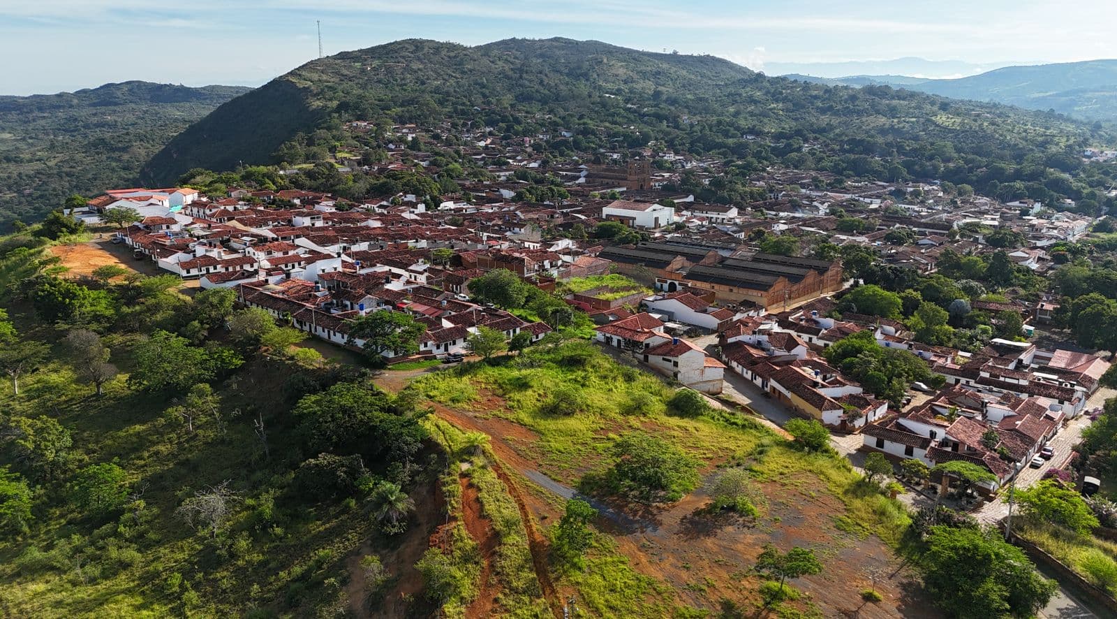 Vista aérea de Barichara